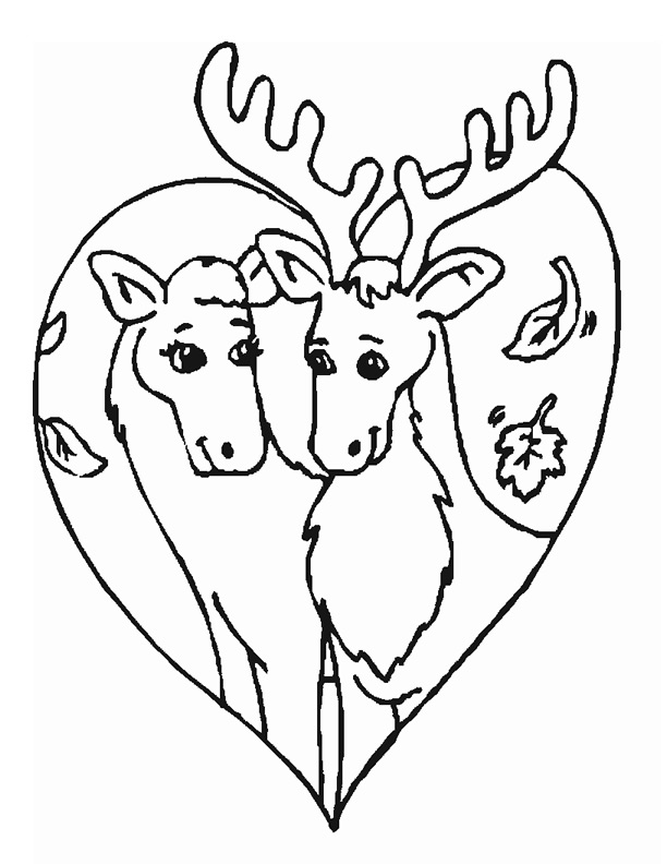 Coloring page: Caribou (Animals) #1555 - Free Printable Coloring Pages