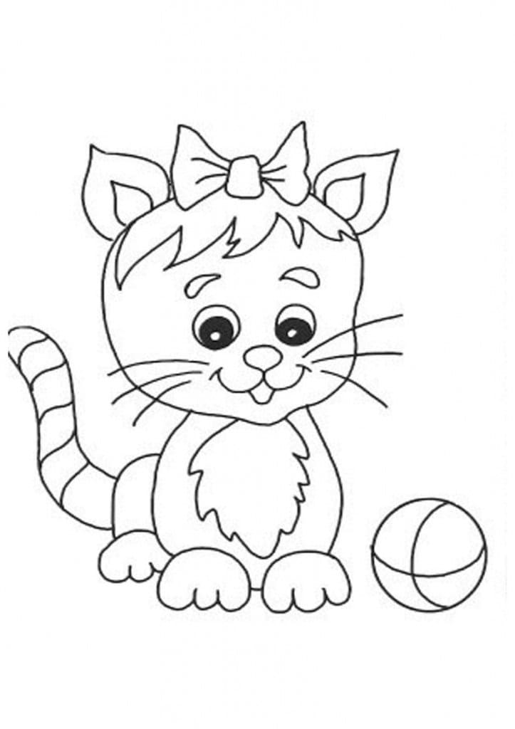 Free printable Cat coloring page #174953 from Animals collection