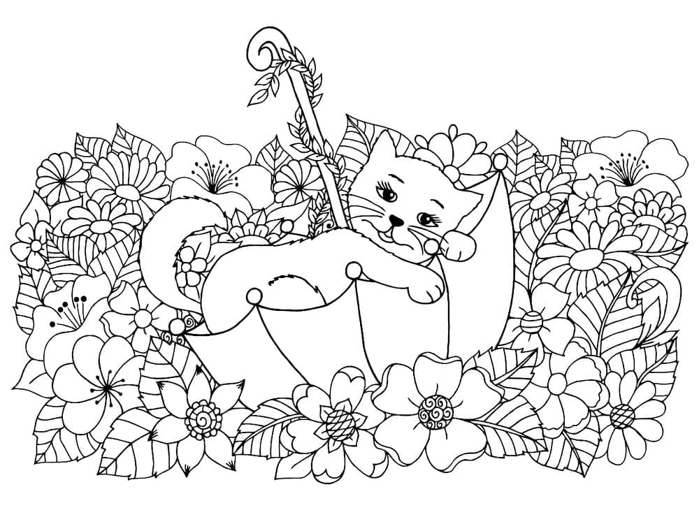 Free printable Cat coloring page #174957 from Animals collection