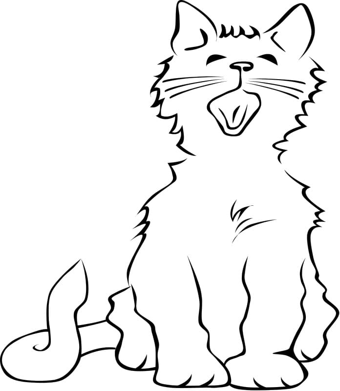 Free printable Cat coloring page #174970 from Animals collection