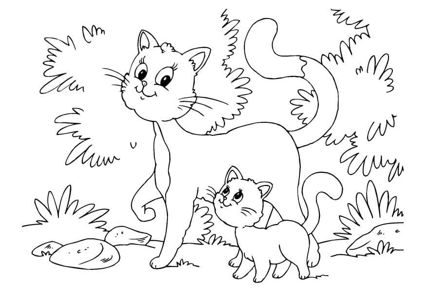 Free printable Cat coloring page #174983 from Animals collection