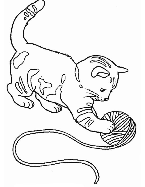 Coloring page: Cat (Animals) #1768 - Printable coloring pages