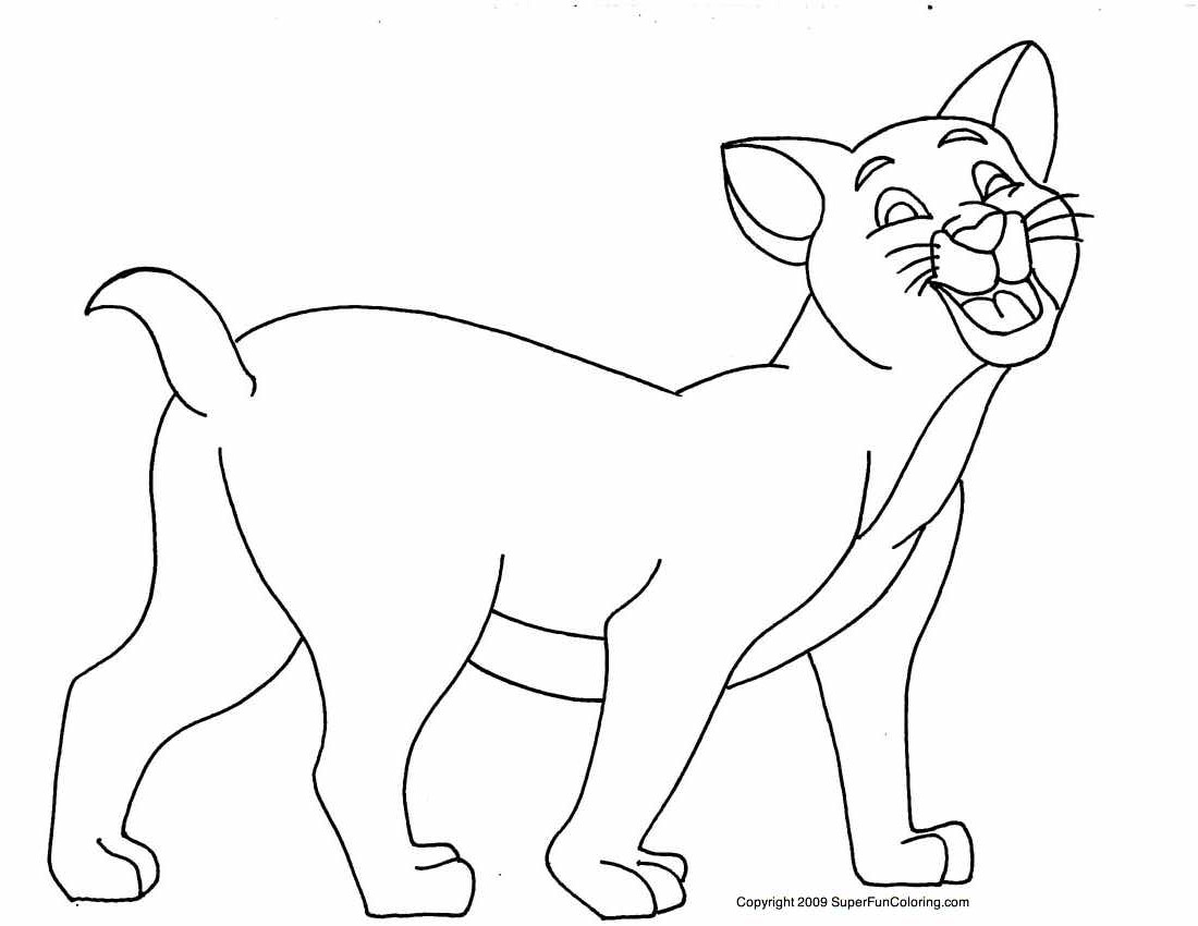 Coloring page: Cat (Animals) #1806 - Free Printable Coloring Pages