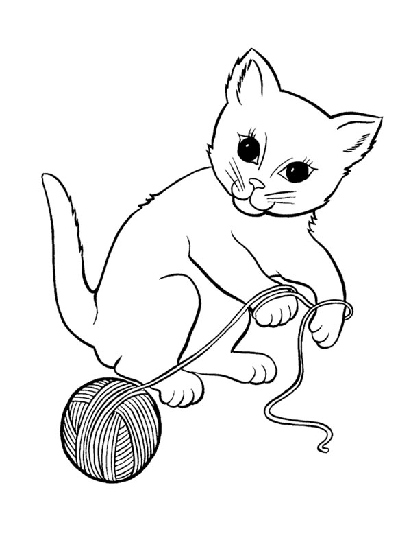 Coloring page: Cat (Animals) #1810 - Free Printable Coloring Pages