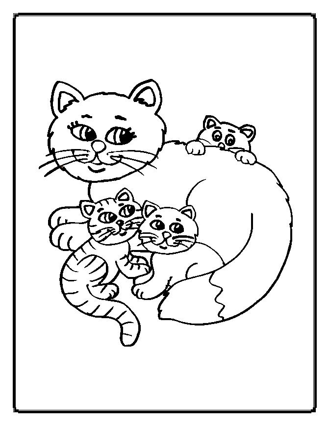 Coloring page: Cat (Animals) #1833 - Printable coloring pages