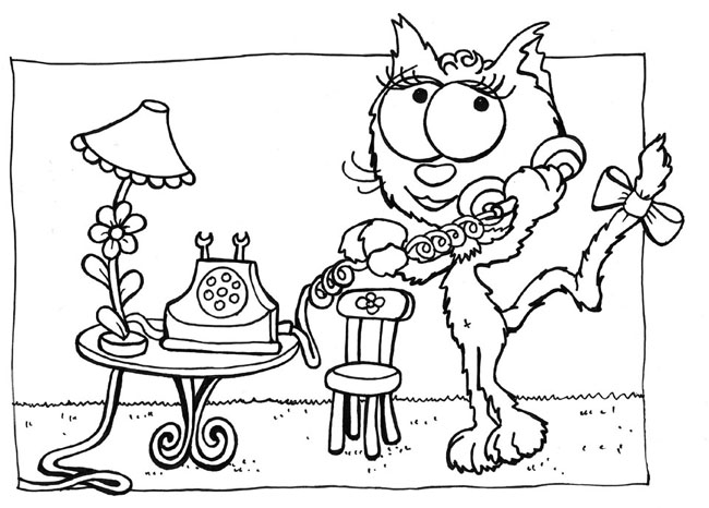 Coloring page: Cat (Animals) #1860 - Printable coloring pages