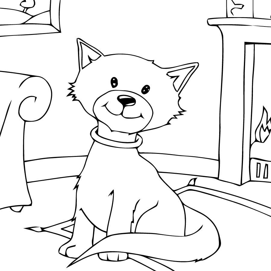 Coloring page: Cat (Animals) #1865 - Free Printable Coloring Pages