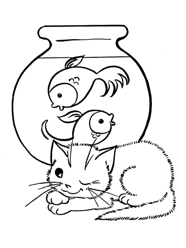 Coloring page: Cat (Animals) #1874 - Free Printable Coloring Pages