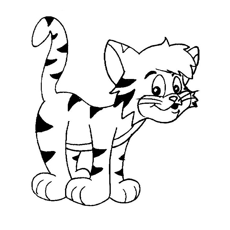 Coloring page: Cat (Animals) #1893 - Printable coloring pages