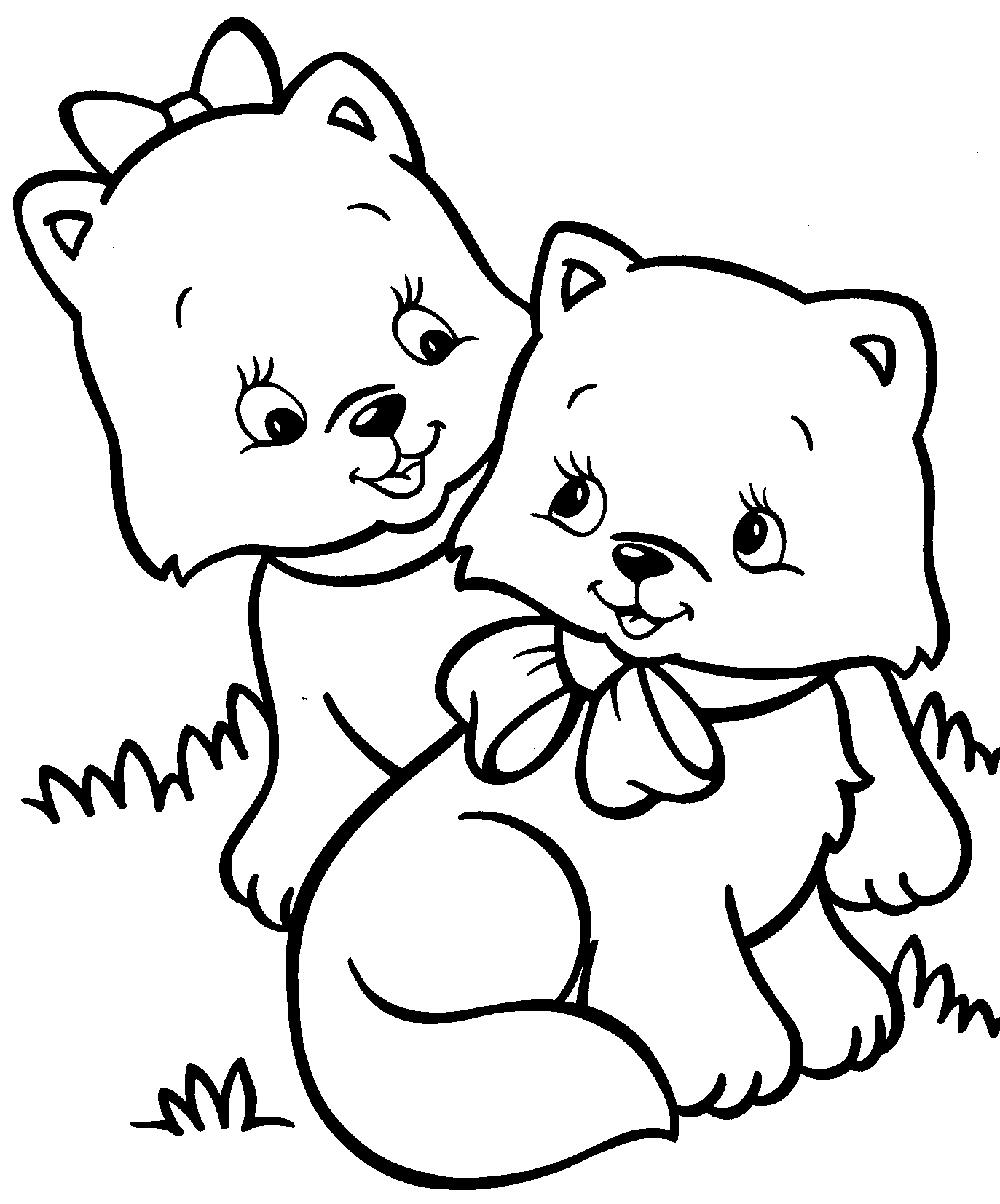 Coloring page: Cat (Animals) #1921 - Free Printable Coloring Pages