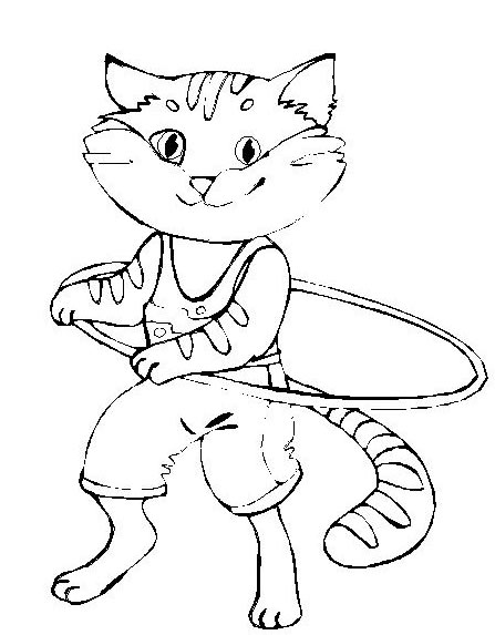 Coloring page: Cat (Animals) #1934 - Printable coloring pages