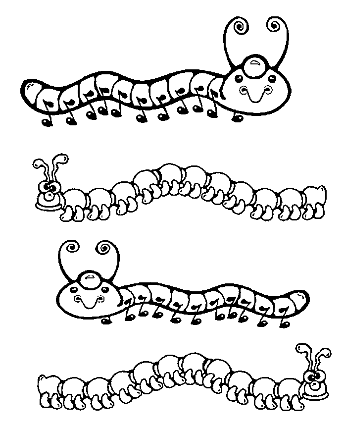 Coloring page: Caterpillar (Animals) #18234 - Free Printable Coloring Pages
