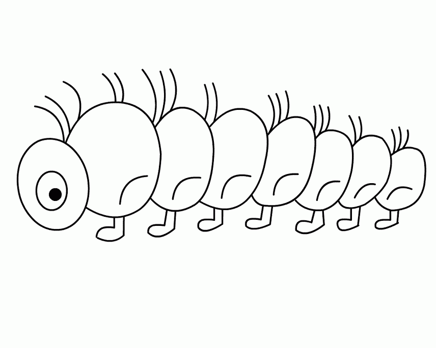 Coloring page: Caterpillar (Animals) #18239 - Free Printable Coloring Pages