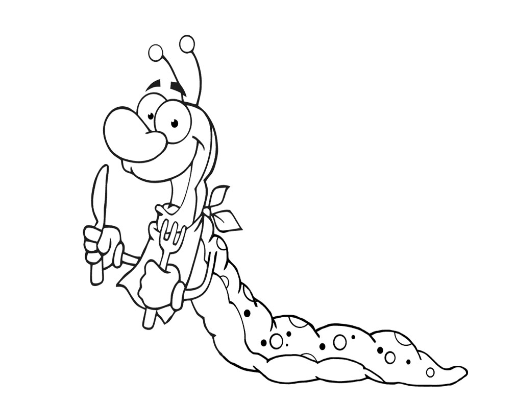 Coloring page: Caterpillar (Animals) #18275 - Printable coloring pages