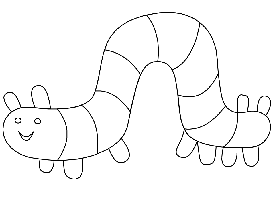 Coloring page: Caterpillar (Animals) #18279 - Free Printable Coloring Pages