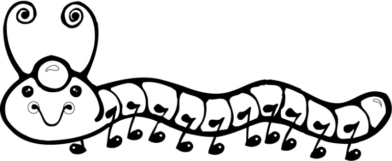 Coloring page: Caterpillar (Animals) #18414 - Free Printable Coloring Pages
