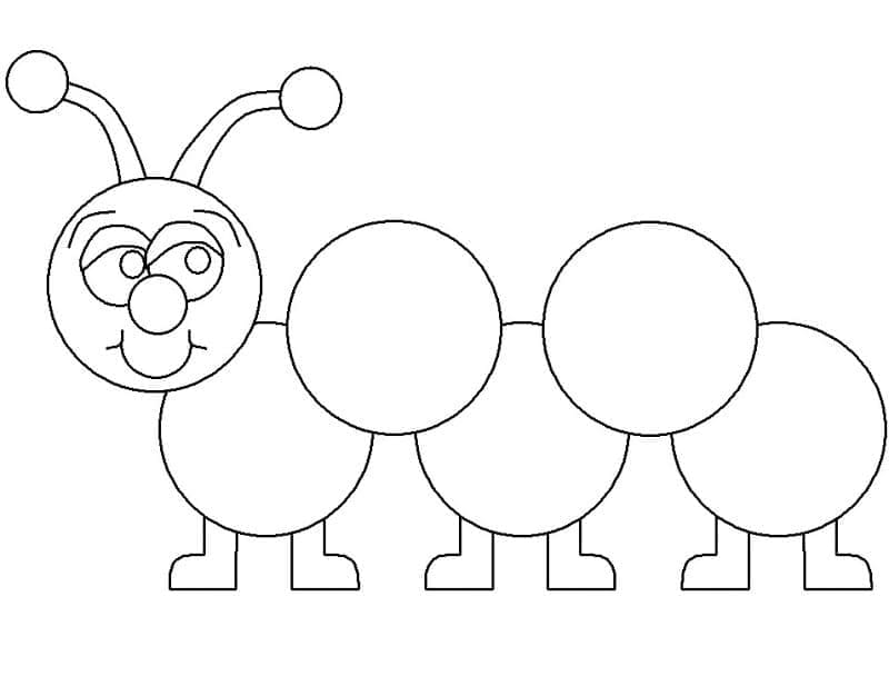 Free printable Caterpillar coloring page #210369 from Animals collection Free printable Caterpillar coloring page #210369 from Animals collection