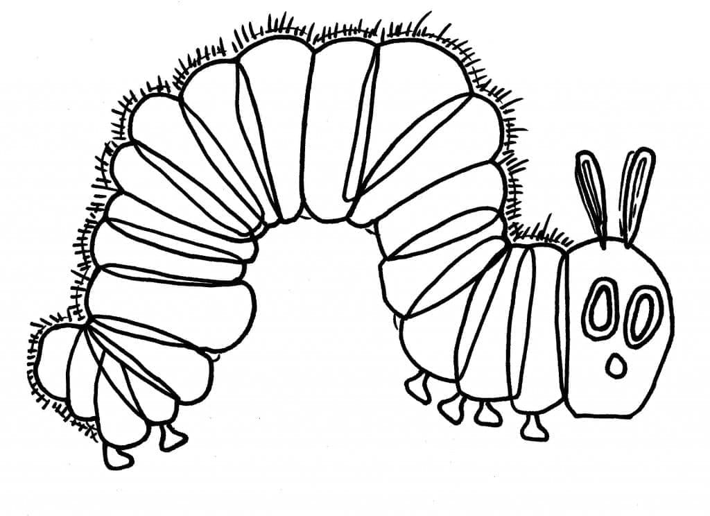 Free printable Caterpillar coloring page #210383 from Animals collection