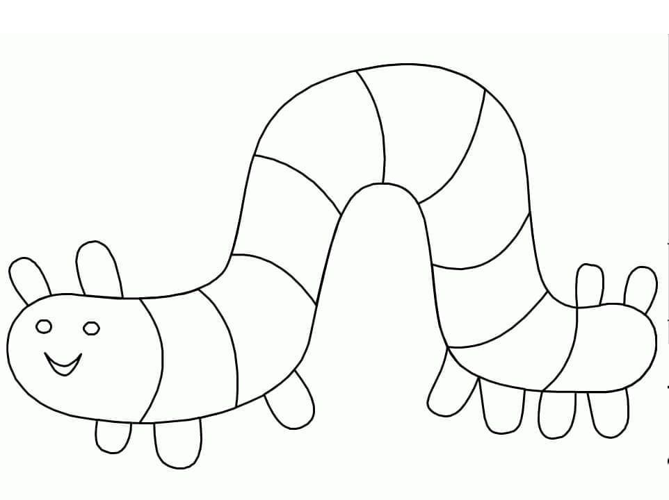 Free printable Caterpillar coloring page #210399 from Animals collection