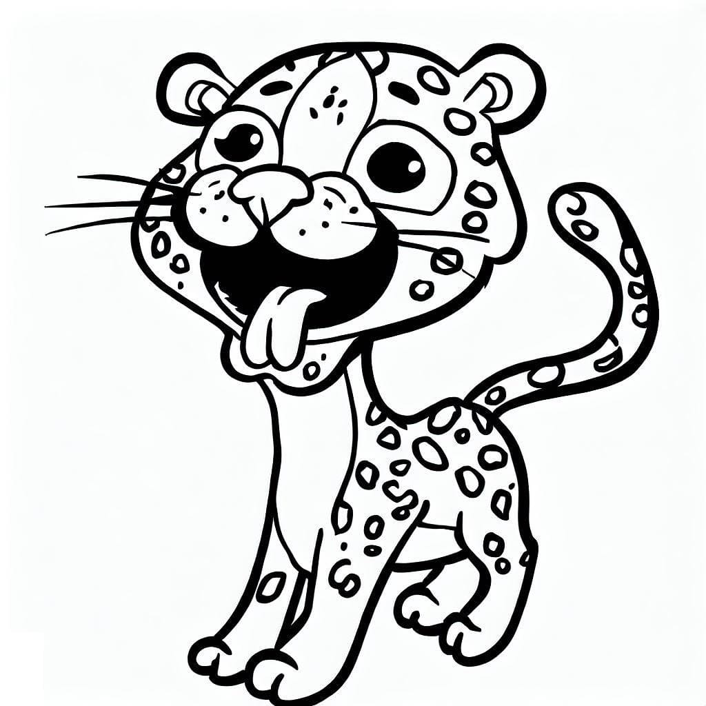Free printable Cheetah coloring page #188864 from Animals collection