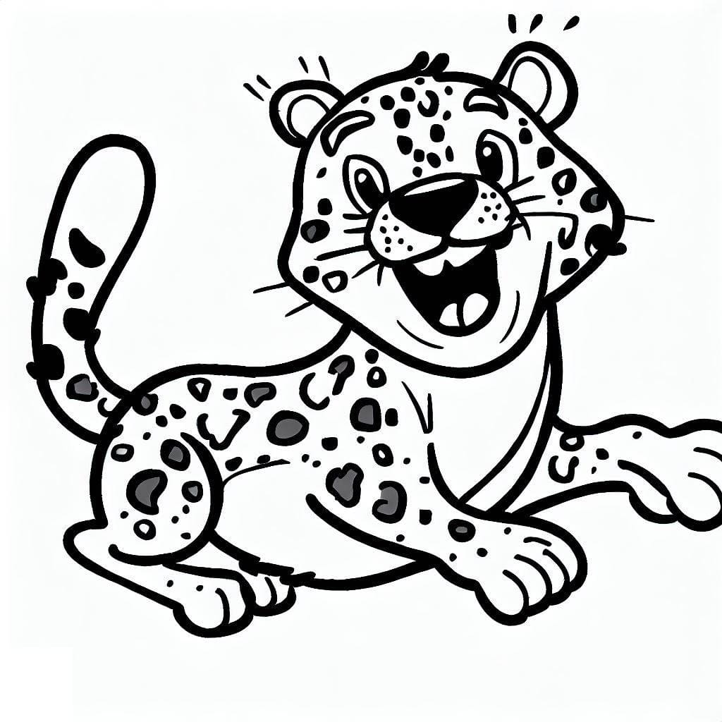 Free printable Cheetah coloring page #188865 from Animals collection