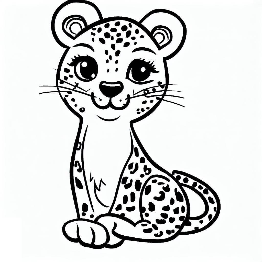 Free printable Cheetah coloring page #188866 from Animals collection