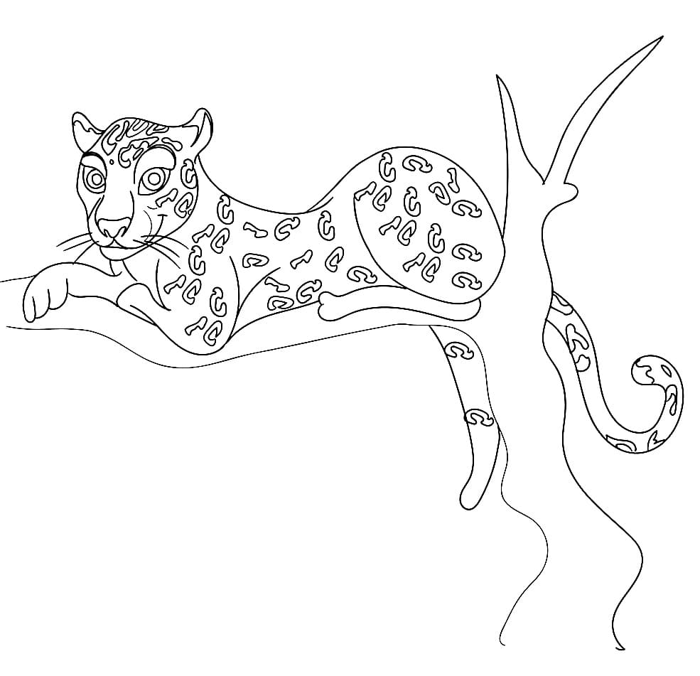 Free printable Cheetah coloring page #188881 from Animals collection