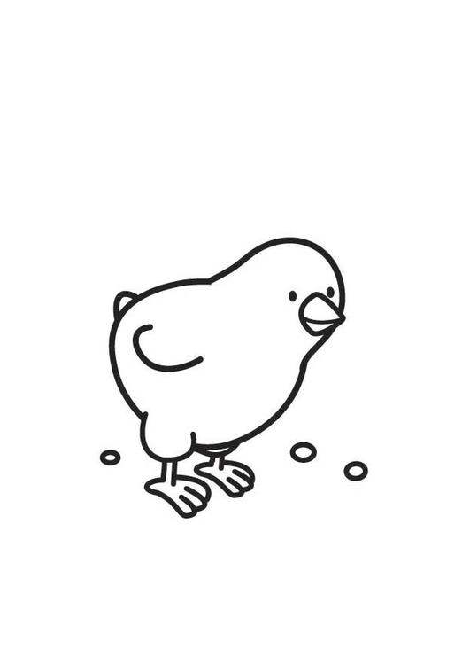 Coloring page: Chick (Animals) #15329 - Free Printable Coloring Pages