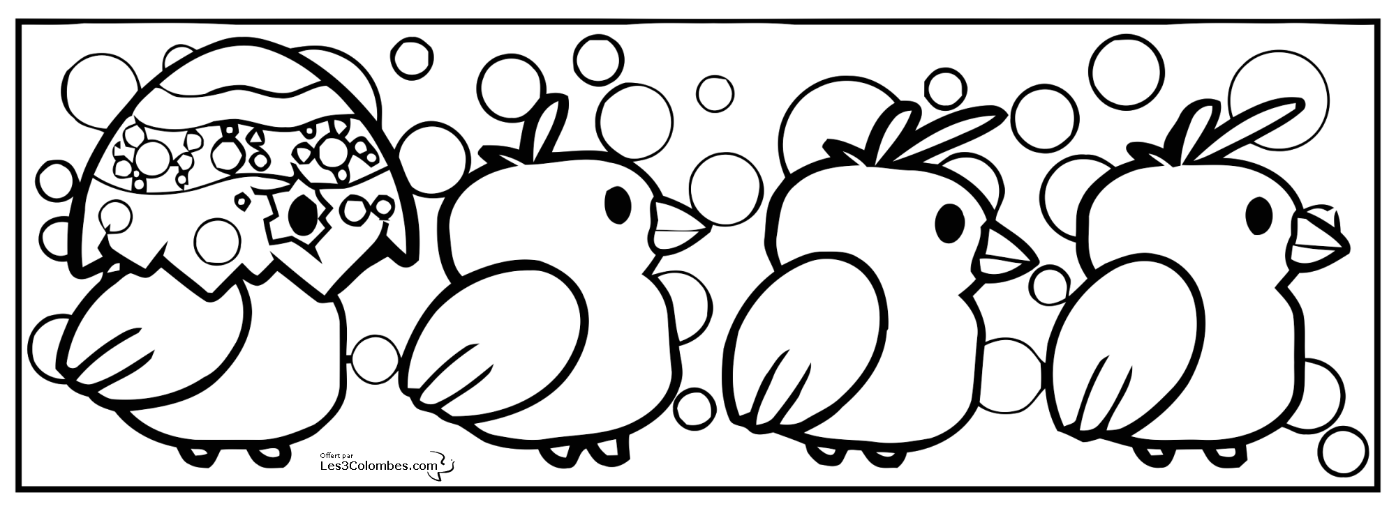 Coloring page: Chick (Animals) #15334 - Free Printable Coloring Pages