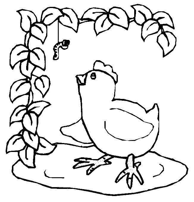 Coloring page: Chick (Animals) #15363 - Free Printable Coloring Pages