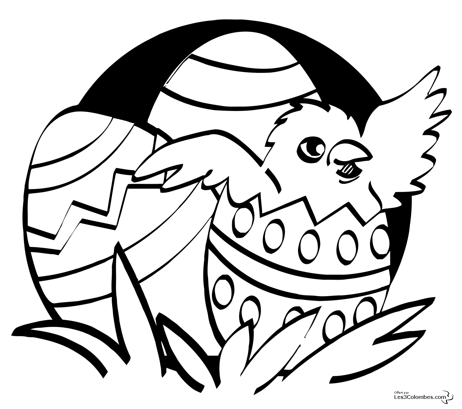 Coloring page: Chick (Animals) #15395 - Free Printable Coloring Pages