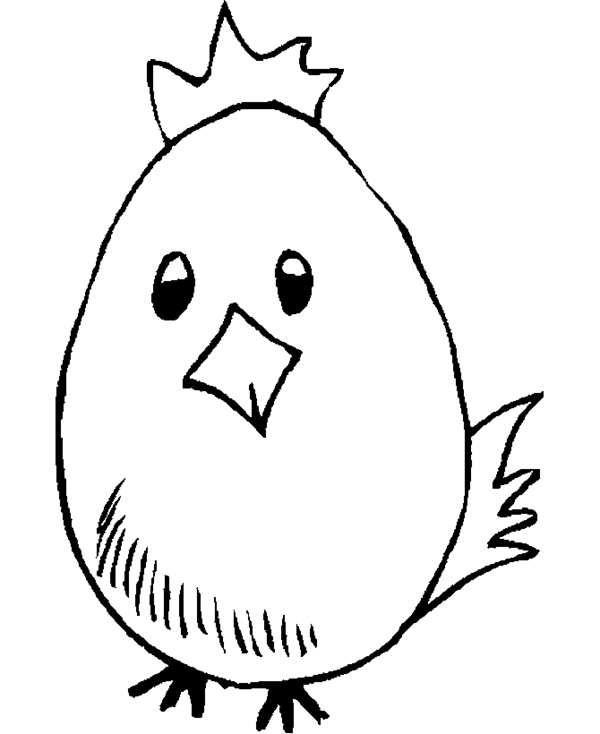 Coloring page: Chick (Animals) #15399 - Free Printable Coloring Pages