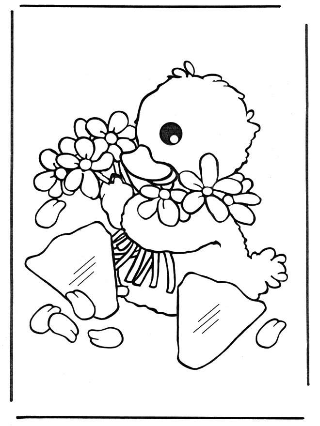 Coloring page: Chick (Animals) #15414 - Free Printable Coloring Pages