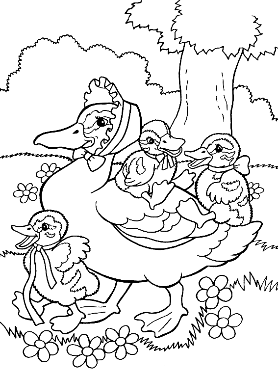 Coloring page: Chick (Animals) #15462 - Printable coloring pages