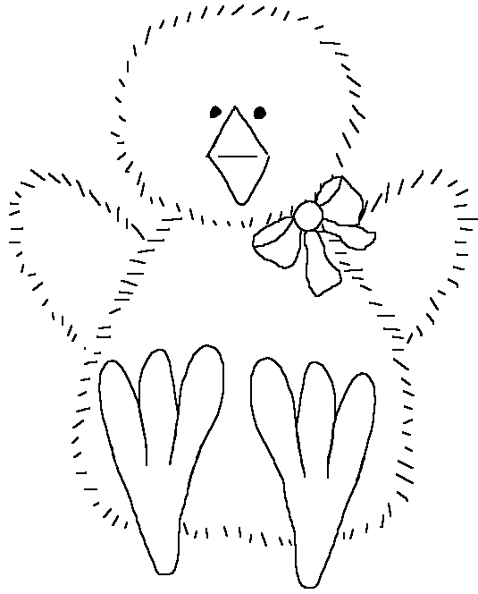 Coloring page: Chick (Animals) #15484 - Printable coloring pages