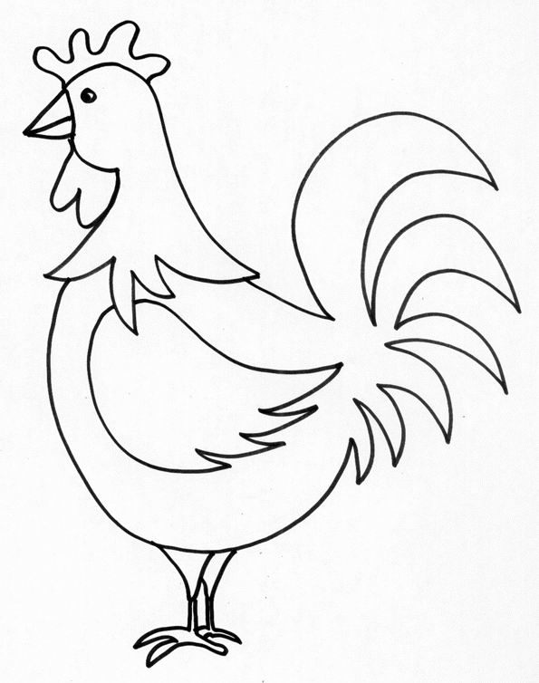 Coloring page: Chicken (Animals) #17236 - Free Printable Coloring Pages