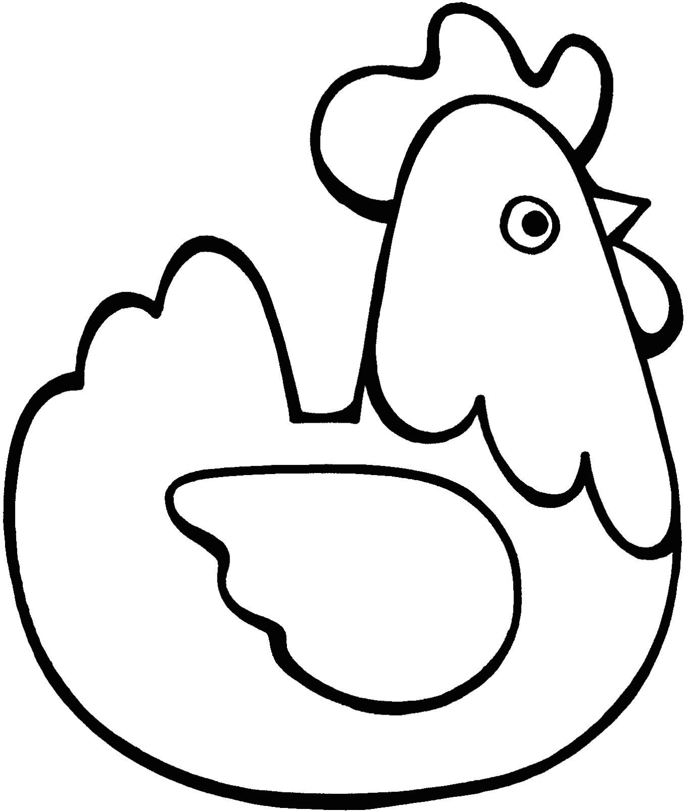 Coloring page: Chicken (Animals) #17239 - Free Printable Coloring Pages