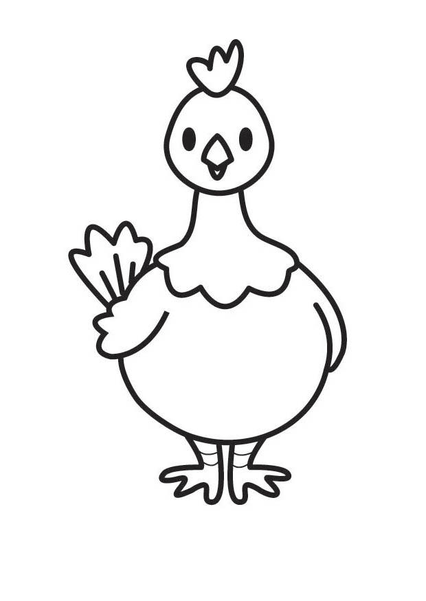 Coloring page: Chicken (Animals) #17253 - Free Printable Coloring Pages