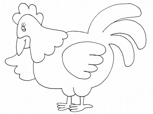 Coloring page: Chicken (Animals) #17259 - Printable coloring pages