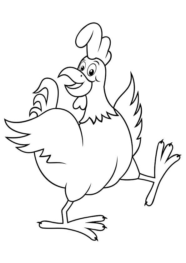 Coloring page: Chicken (Animals) #17264 - Free Printable Coloring Pages