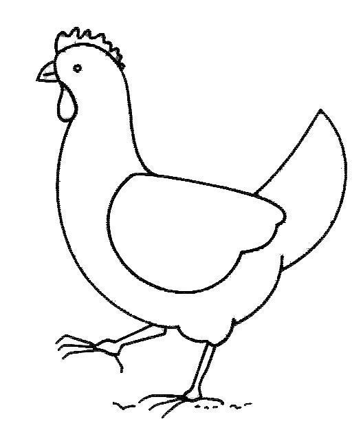 Coloring page: Chicken (Animals) #17275 - Free Printable Coloring Pages