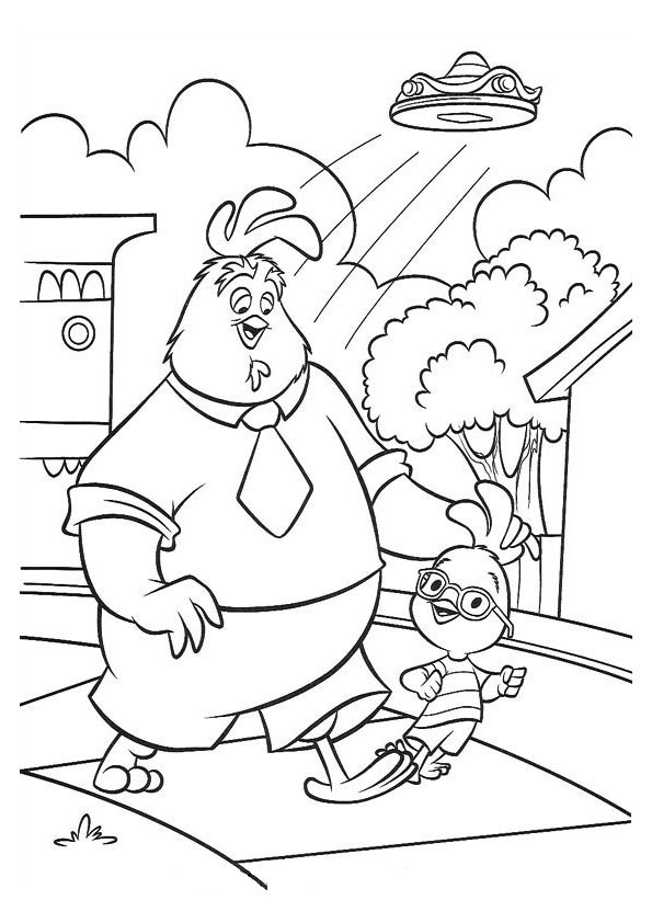 Coloring page: Chicken (Animals) #17280 - Free Printable Coloring Pages