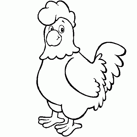 Coloring page: Chicken (Animals) #17289 - Free Printable Coloring Pages