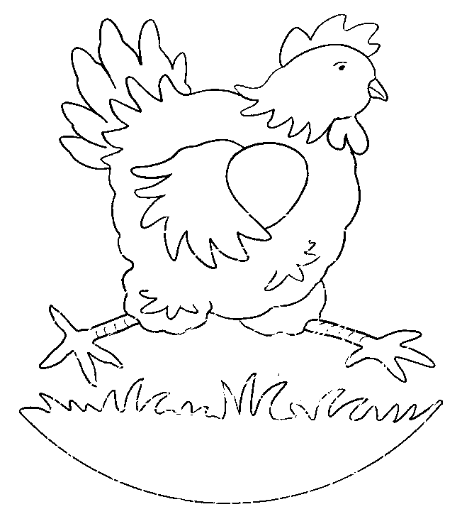 Coloring page: Chicken (Animals) #17301 - Free Printable Coloring Pages