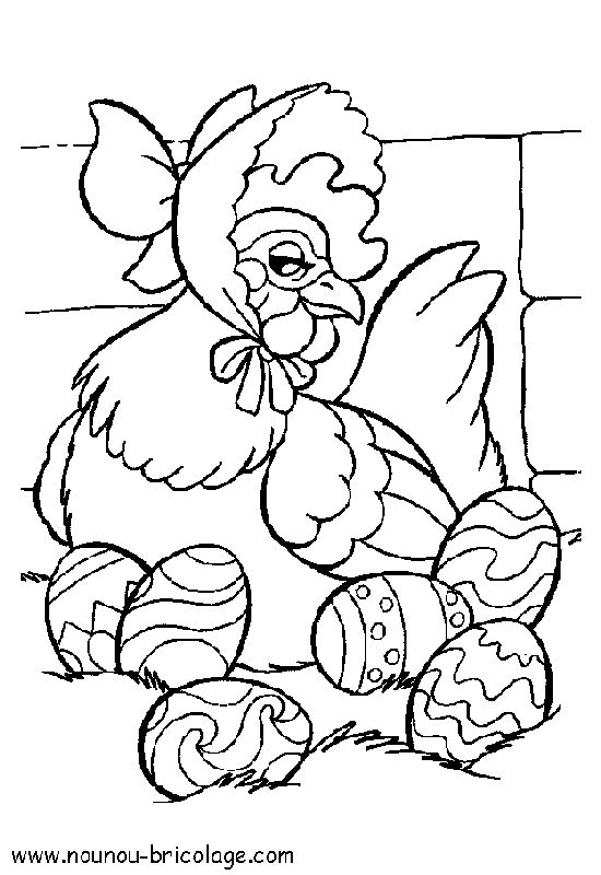 Coloring page: Chicken (Animals) #17345 - Free Printable Coloring Pages