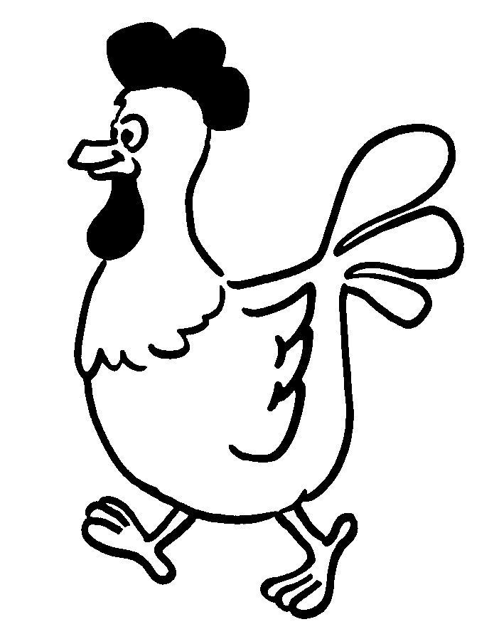 Coloring page: Chicken (Animals) #17347 - Printable coloring pages