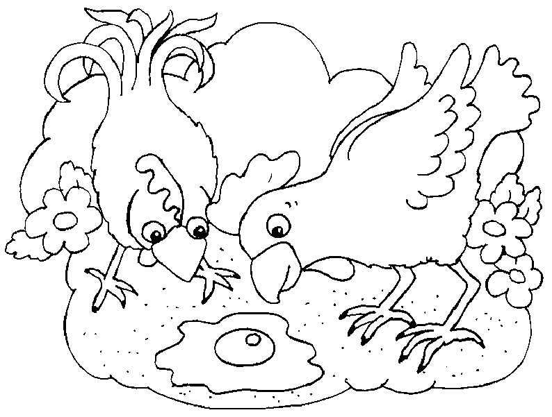 Coloring page: Chicken (Animals) #17348 - Printable coloring pages