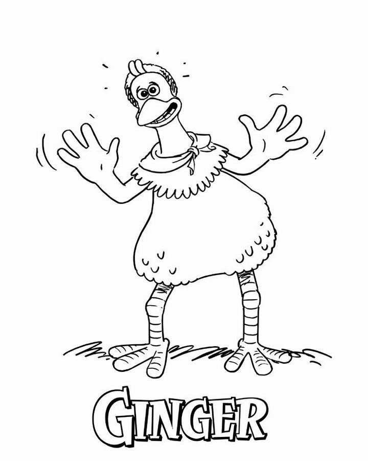 Coloring page: Chicken (Animals) #17362 - Free Printable Coloring Pages