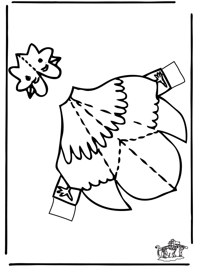 Coloring page: Chicken (Animals) #17410 - Printable coloring pages