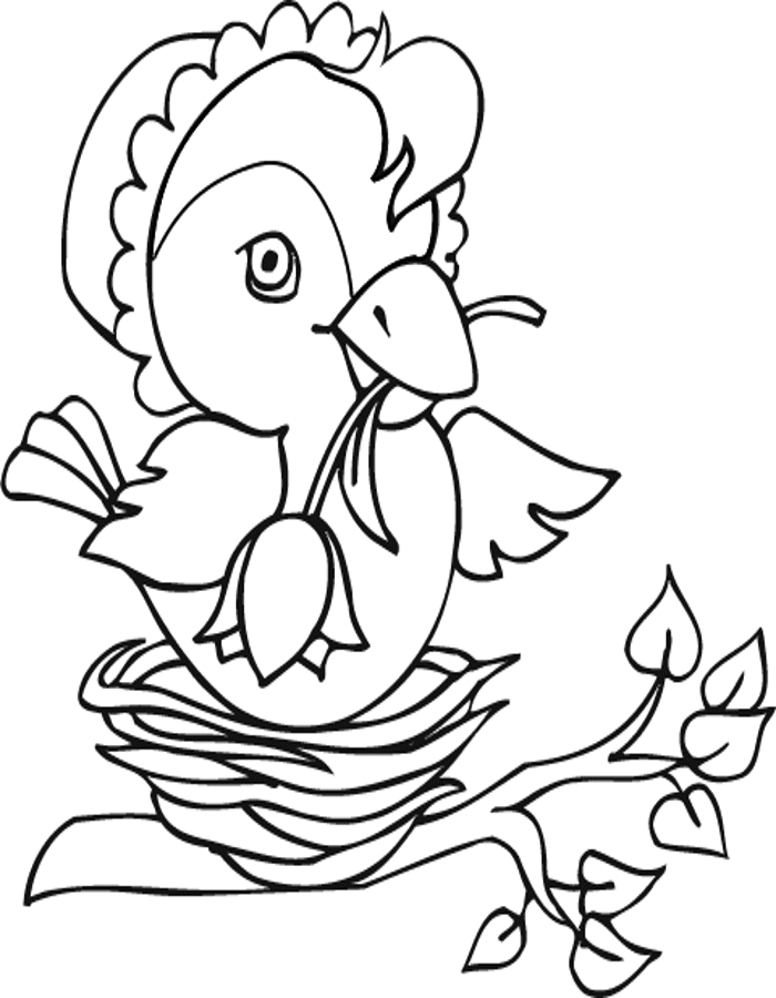 Coloring page: Chicks (Animals) #20130 - Printable coloring pages